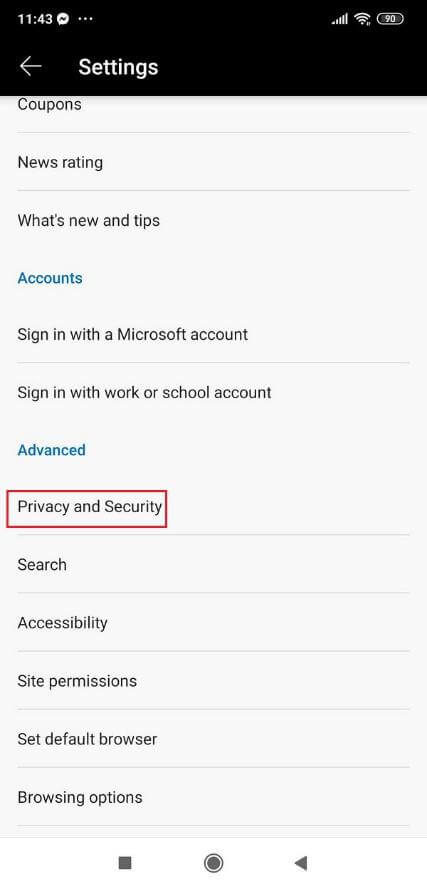 Edge phone privacy