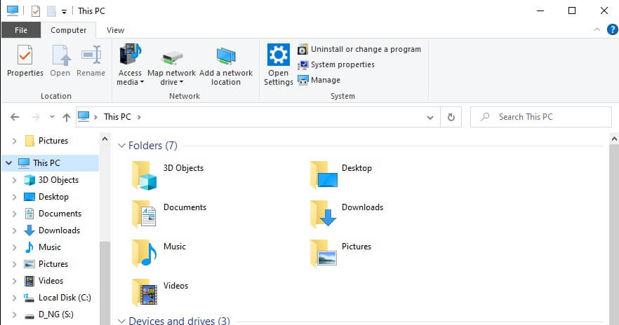 Method IV - Step 2 - Open File Explorer