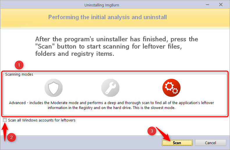 uninstall a program