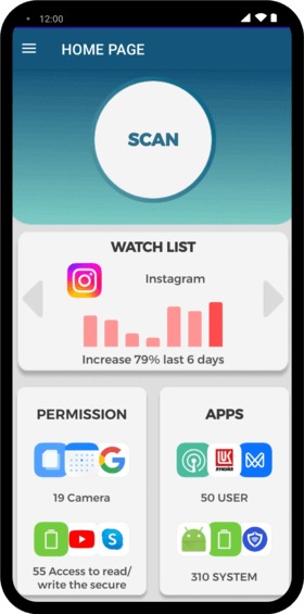 app manager screen